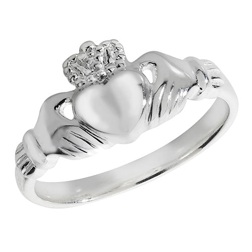 Silver Claddagh Ring - John Ross Jewellers