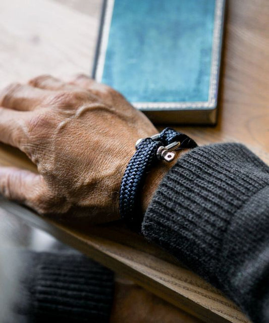 PIG & HEN Gorgeous George Navy | Silver - John Ross Jewellers