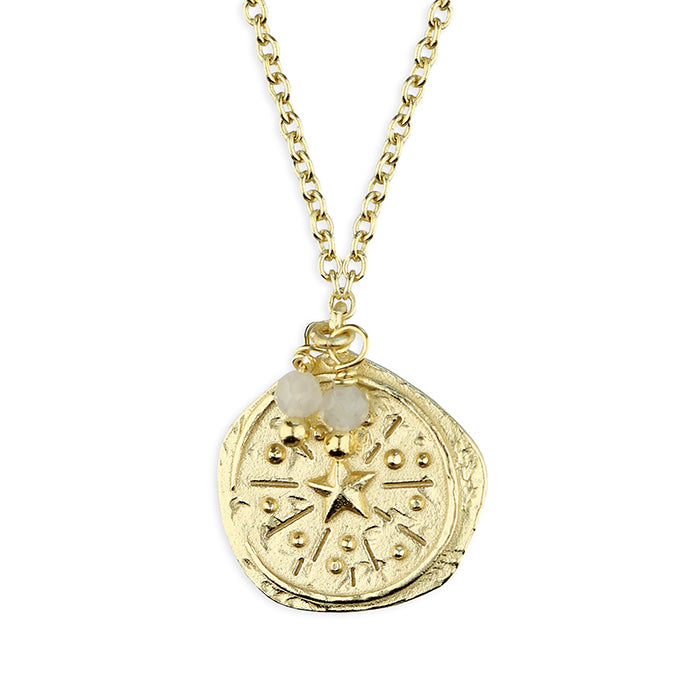SUNSHINE Antique Style Coin Necklace - John Ross Jewellers