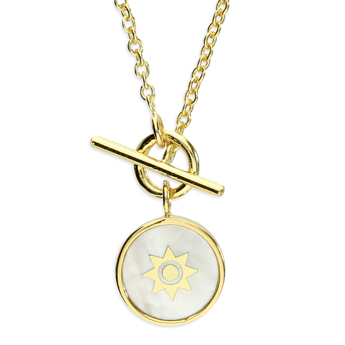 SUNSHINE Compass T-Bar Necklace - John Ross Jewellers