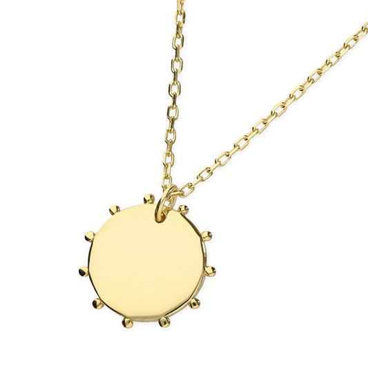 SUNSHINE Beaded Disc Necklace - John Ross Jewellers