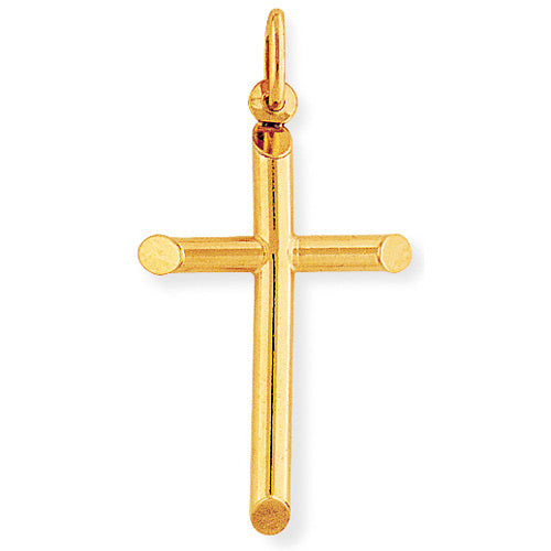 9ct Yellow Gold Cross & Chain - John Ross Jewellers