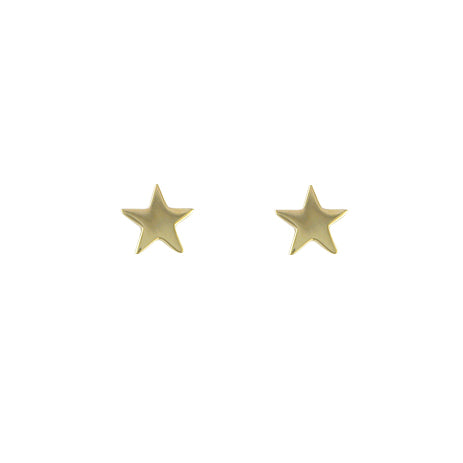 9ct Gold Star Stud Earrings - John Ross Jewellers