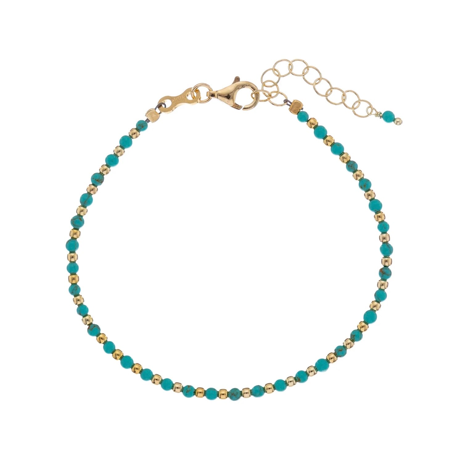 Sunshine Turquoise Bead Bracelet - John Ross Jewellers