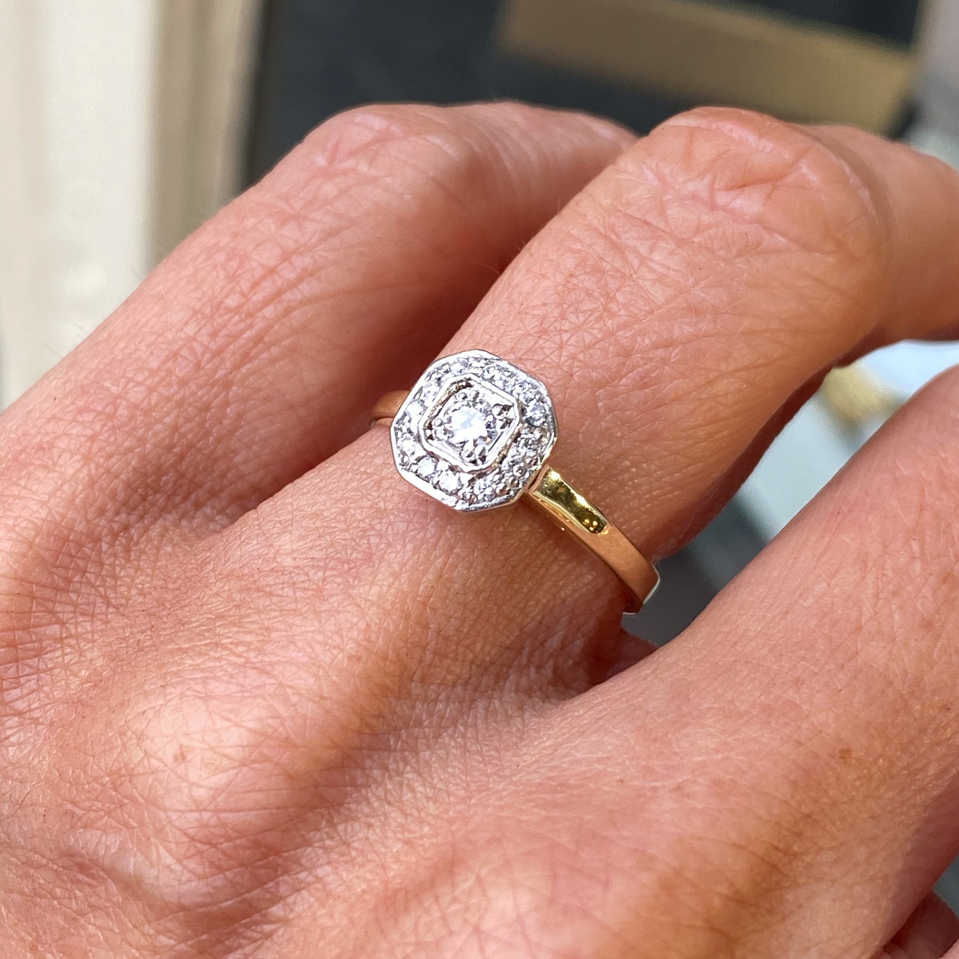 9ct Gold Arianna Diamond Engagement Ring | 0.25ct - John Ross Jewellers