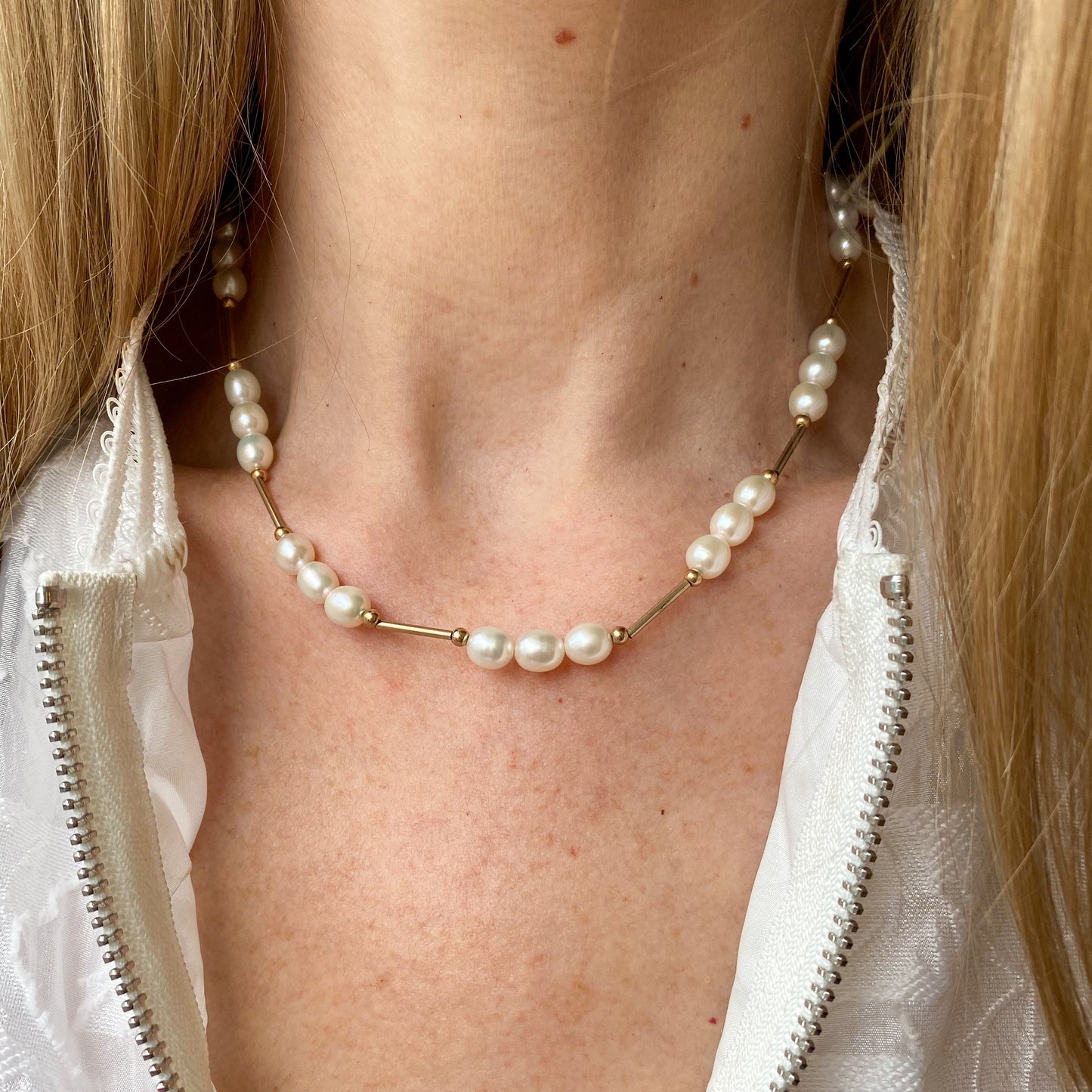9ct Gold Cultured Freshwater Pearl Necklace - John Ross Jewellers