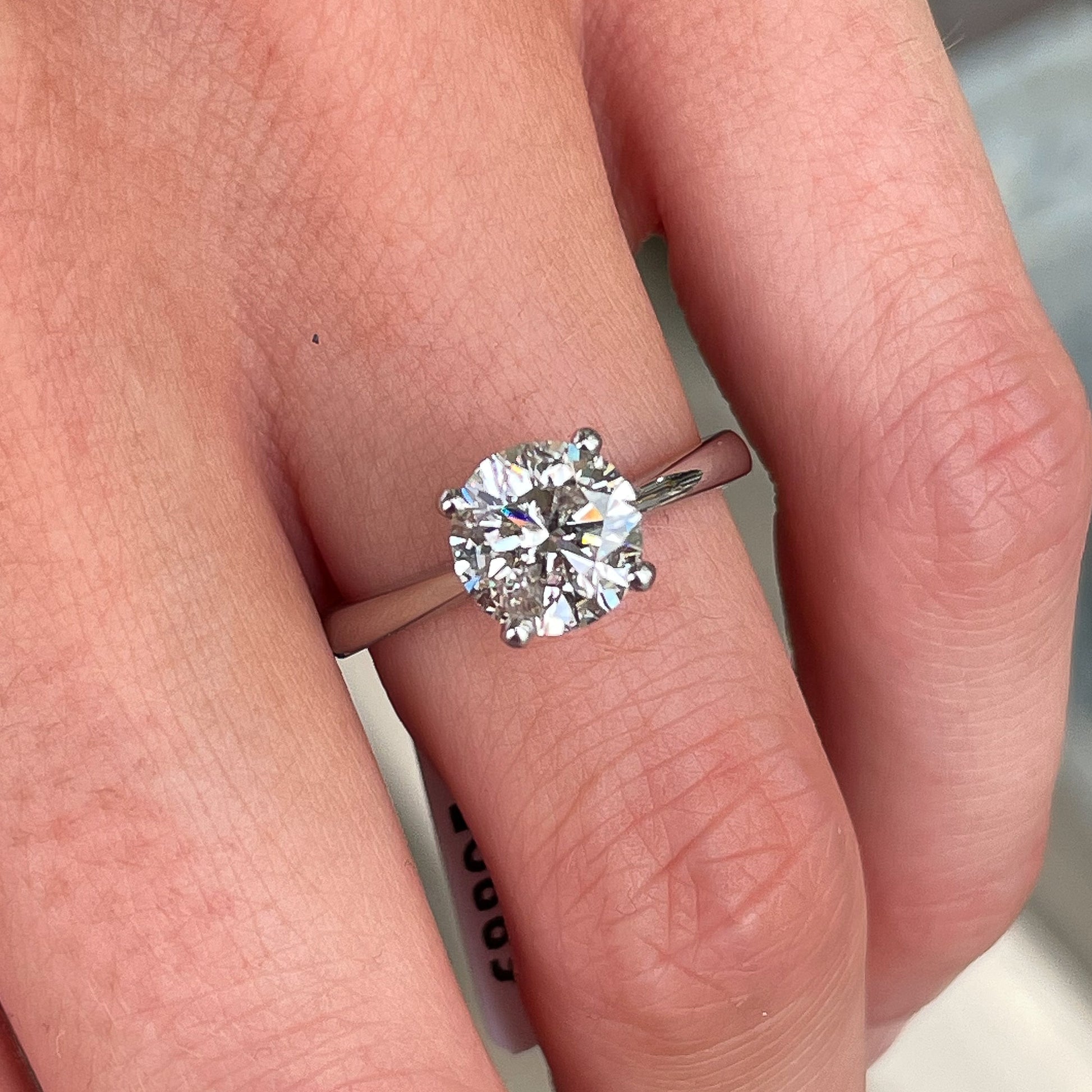 Platinum 1.50ct FG SI2 Four Claw Diamond Solitaire Ring - John Ross Jewellers