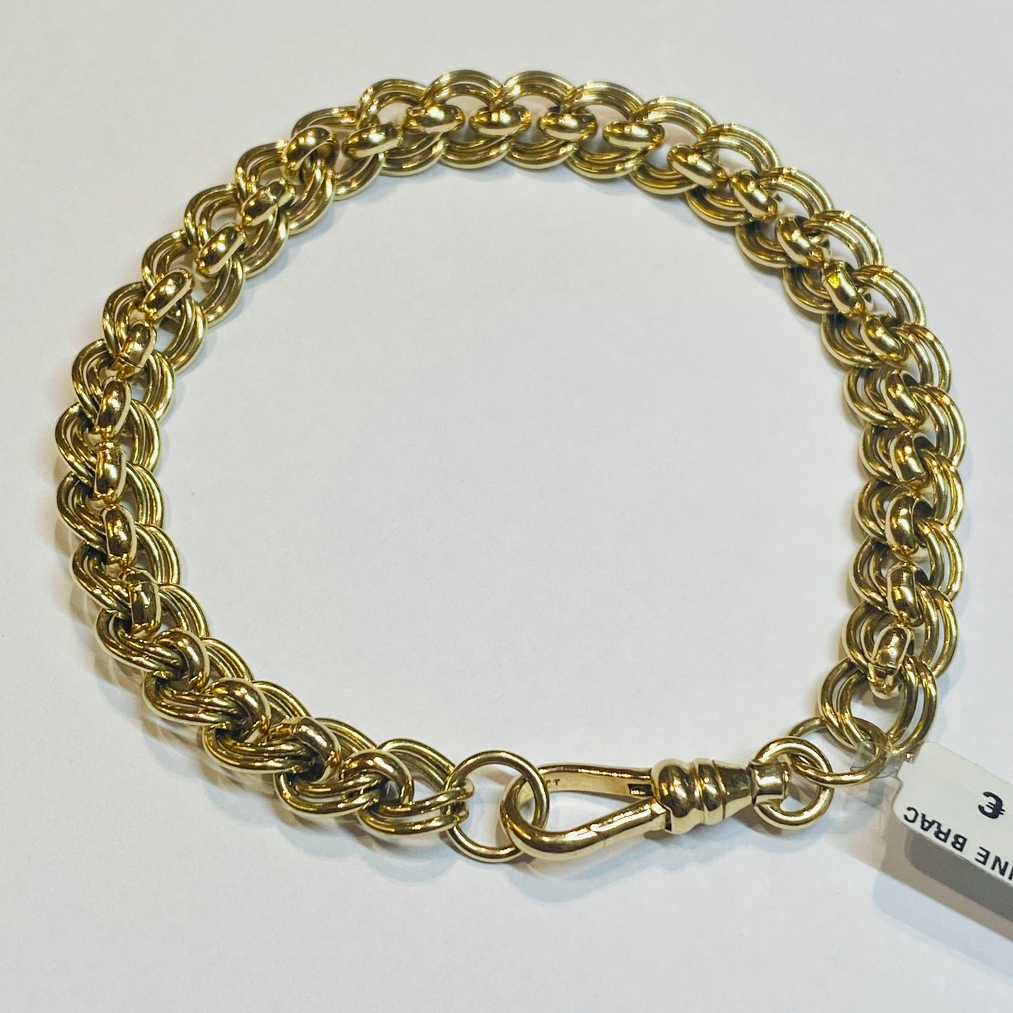9ct Gold Heavy Carcarine Bracelet - John Ross Jewellers