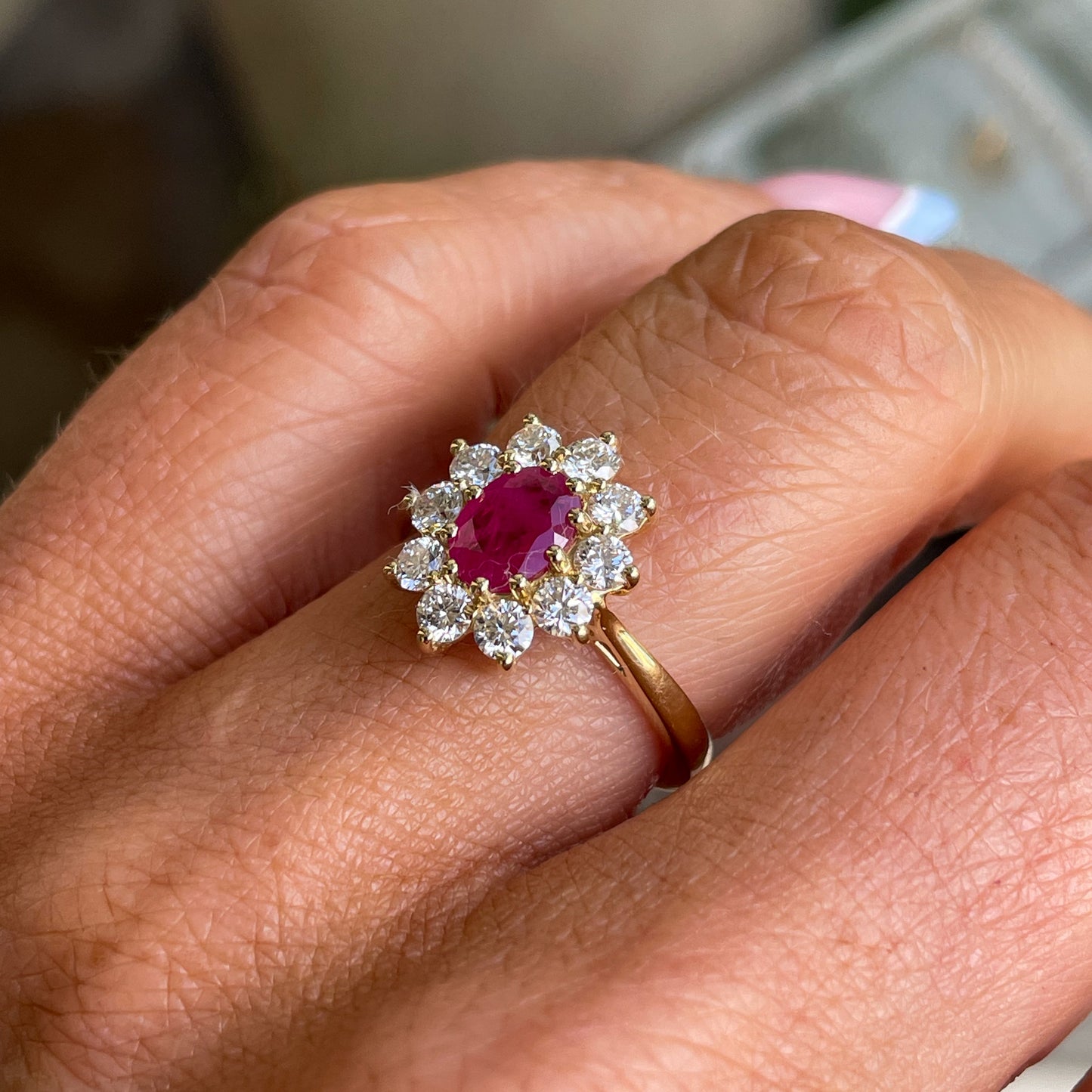 18ct Gold Ruby & Diamond Ring - John Ross Jewellers