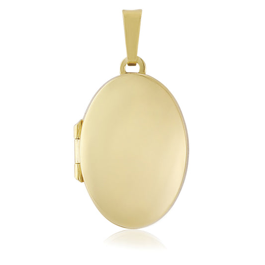 9ct Gold Oval-Shaped Family Locket - John Ross Jewellers