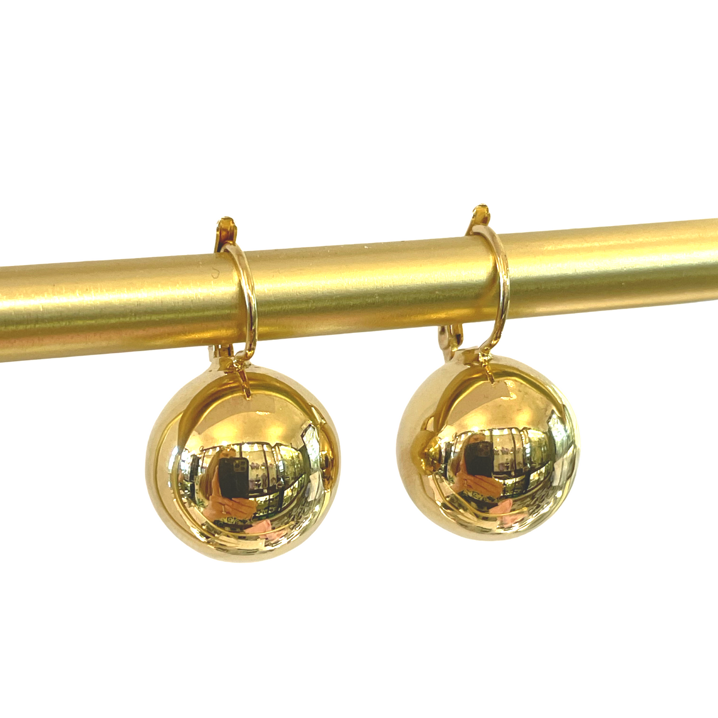 Sunshine Ball Drop Earrings | 15mm - John Ross Jewellers