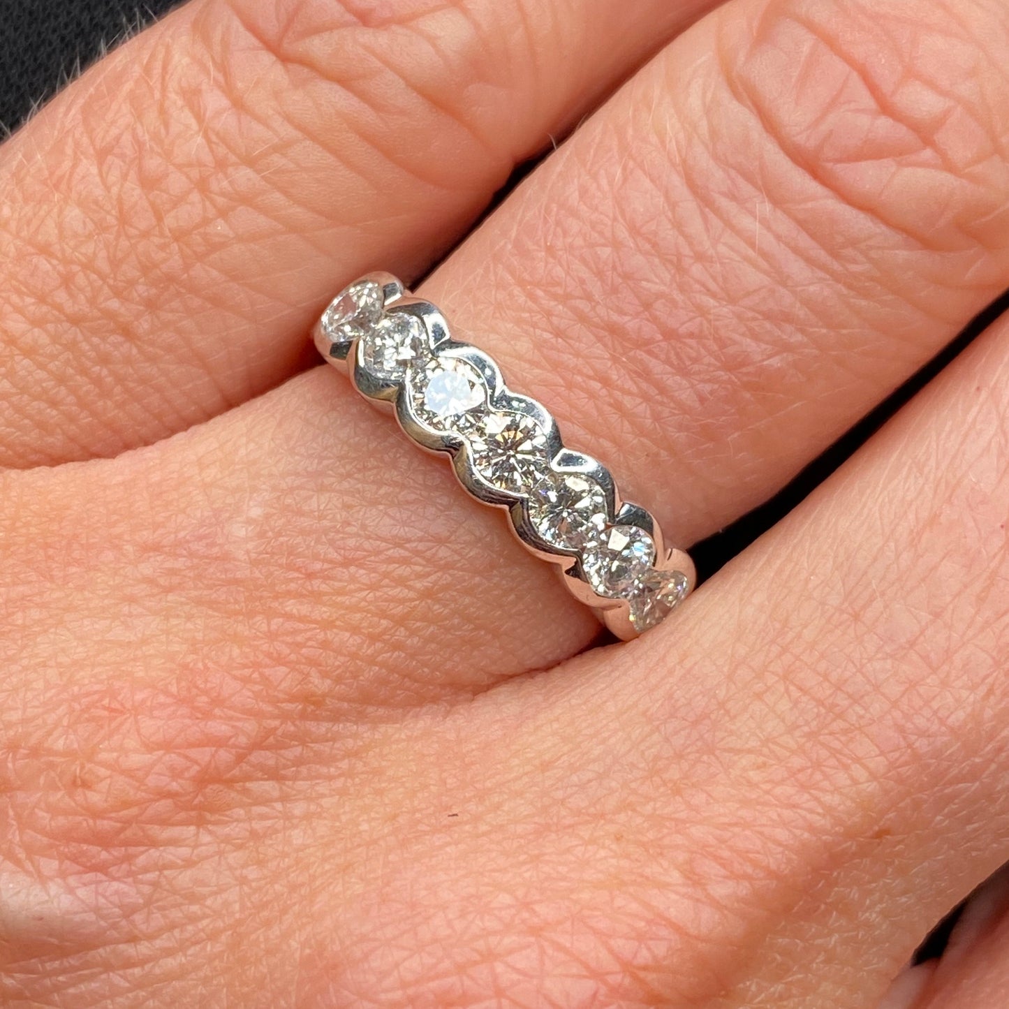 18ct White Gold Leo Wittwer Diamond Ring - 1.20ct - John Ross Jewellers