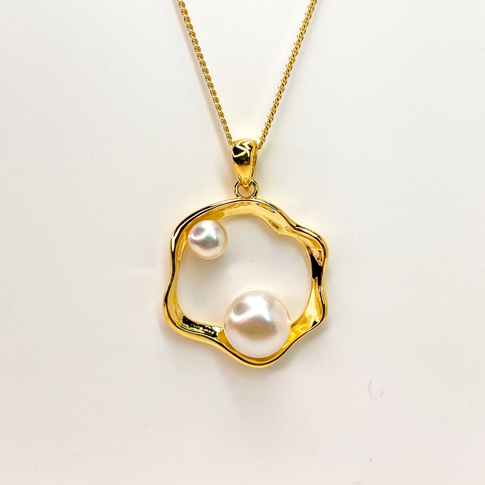 Sunshine Freshwater Pearl Organic Necklace - John Ross Jewellers