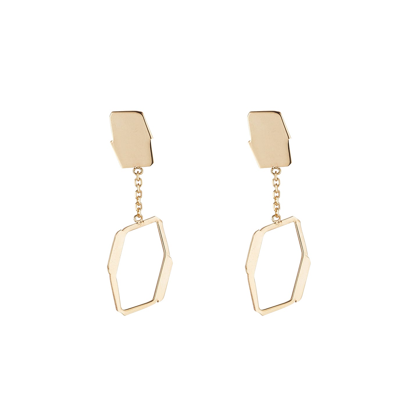 9ct Gold Drop Earrings - John Ross Jewellers