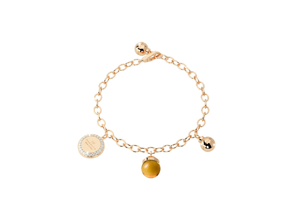 REBECCA Hollywood Bracelet With Yellow Hot Stone - John Ross Jewellers