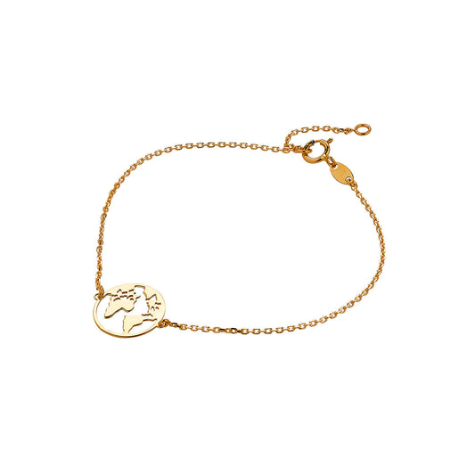 9ct Gold World Bracelet - John Ross Jewellers