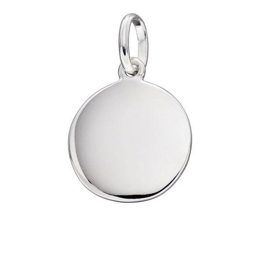 Silver Disc Pendant - John Ross Jewellers