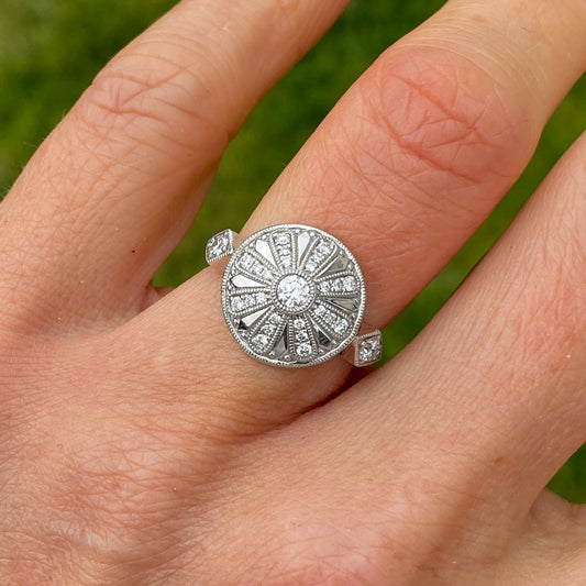 Platinum 0.48ct Diamond Ring - John Ross Jewellers