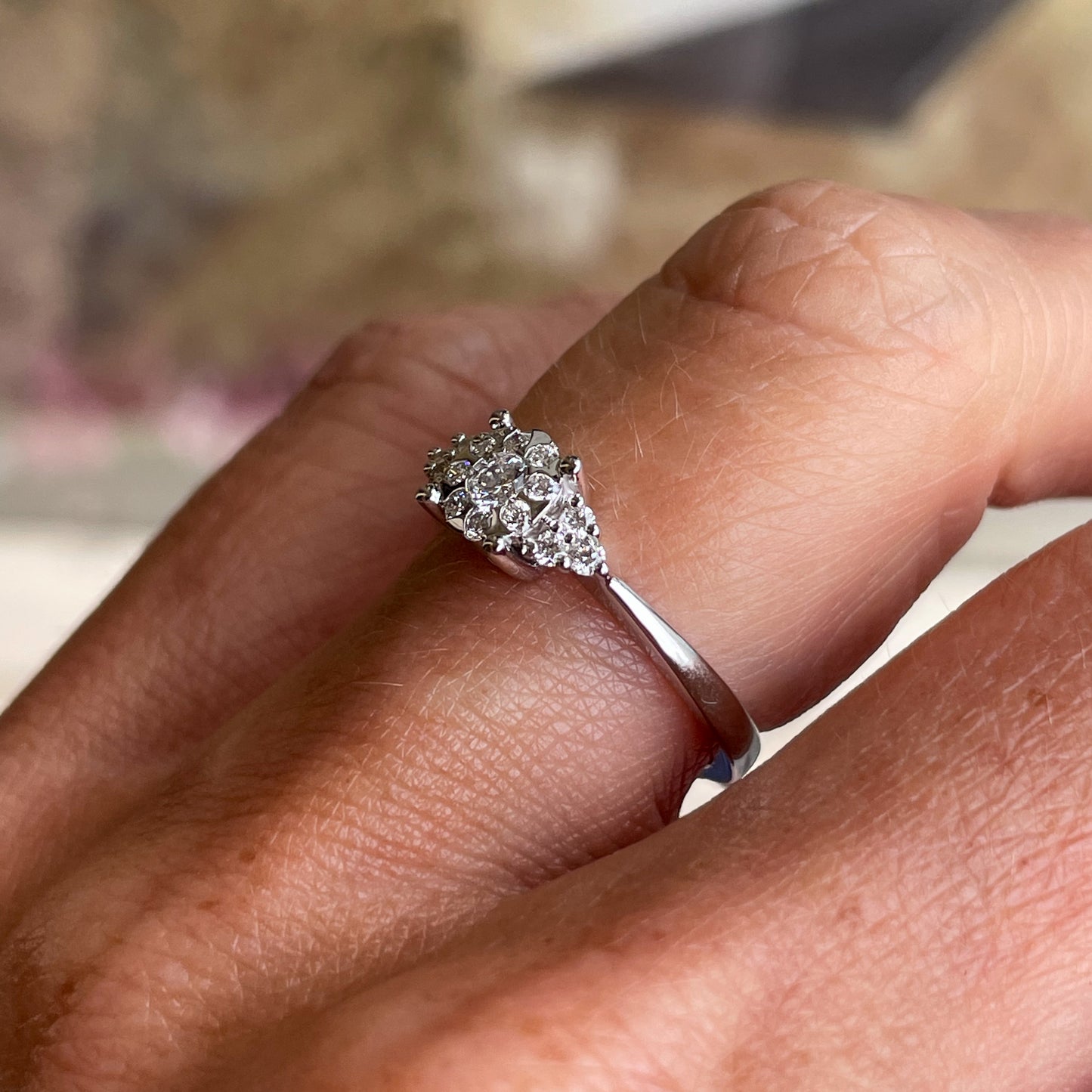 18ct White Gold Diamond Engagement Ring | 0.29ct - John Ross Jewellers