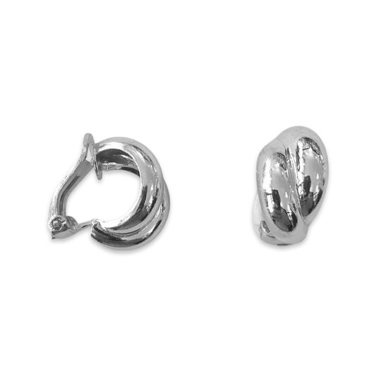 Clip on Earrings - Silver - John Ross Jewellers