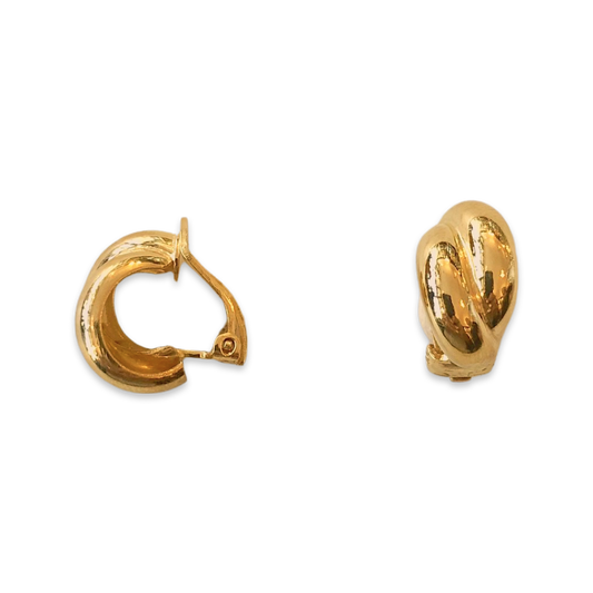 Clip on Earrings - Gold - John Ross Jewellers