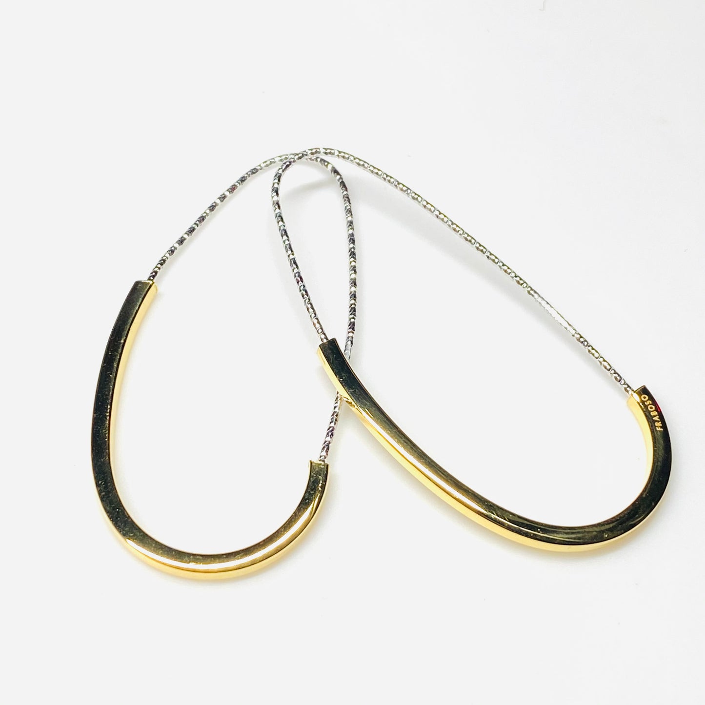 Sunshine Silver Dramatic Oval Hoop Earrings - John Ross Jewellers