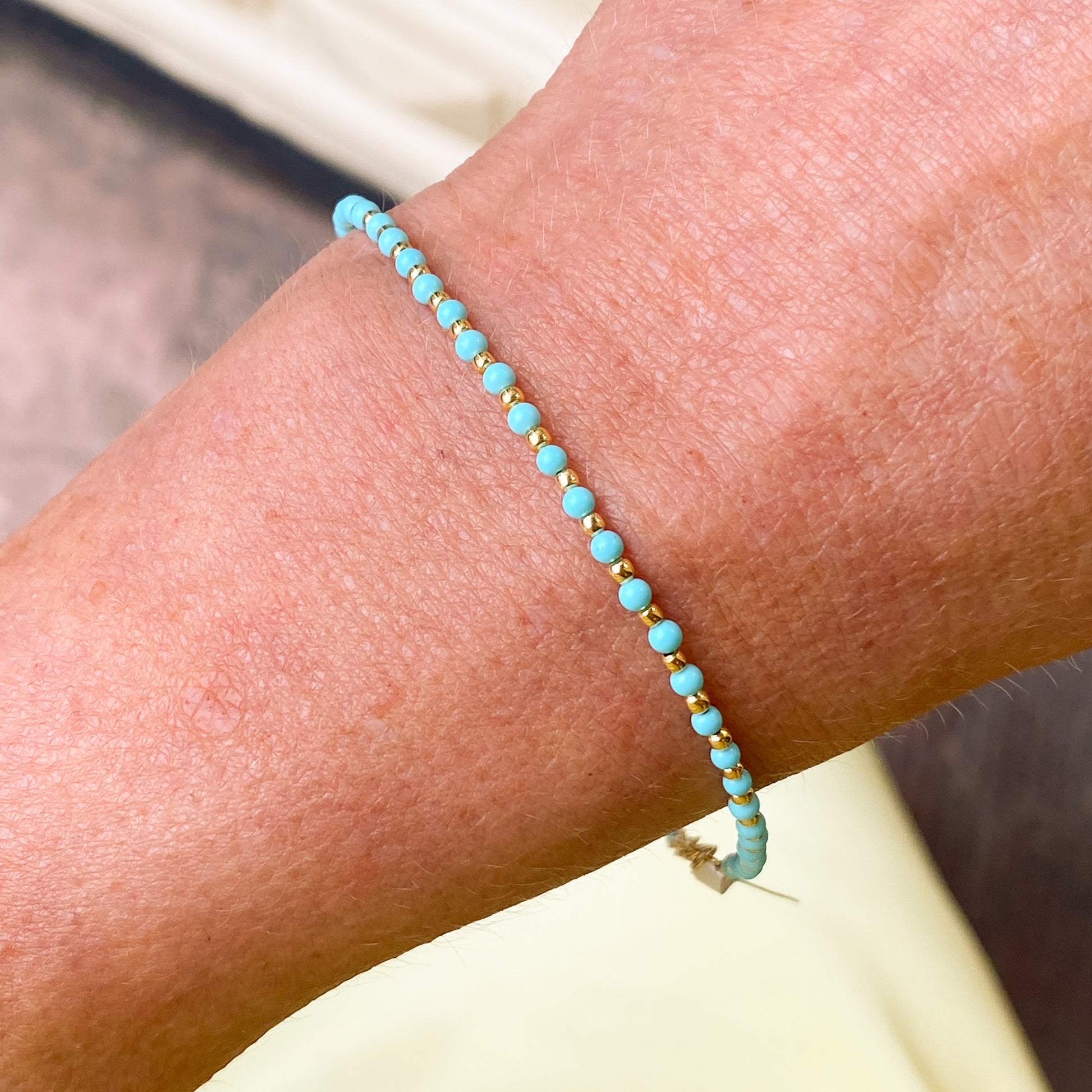 Sunshine Turquoise Bead Bracelet - John Ross Jewellers