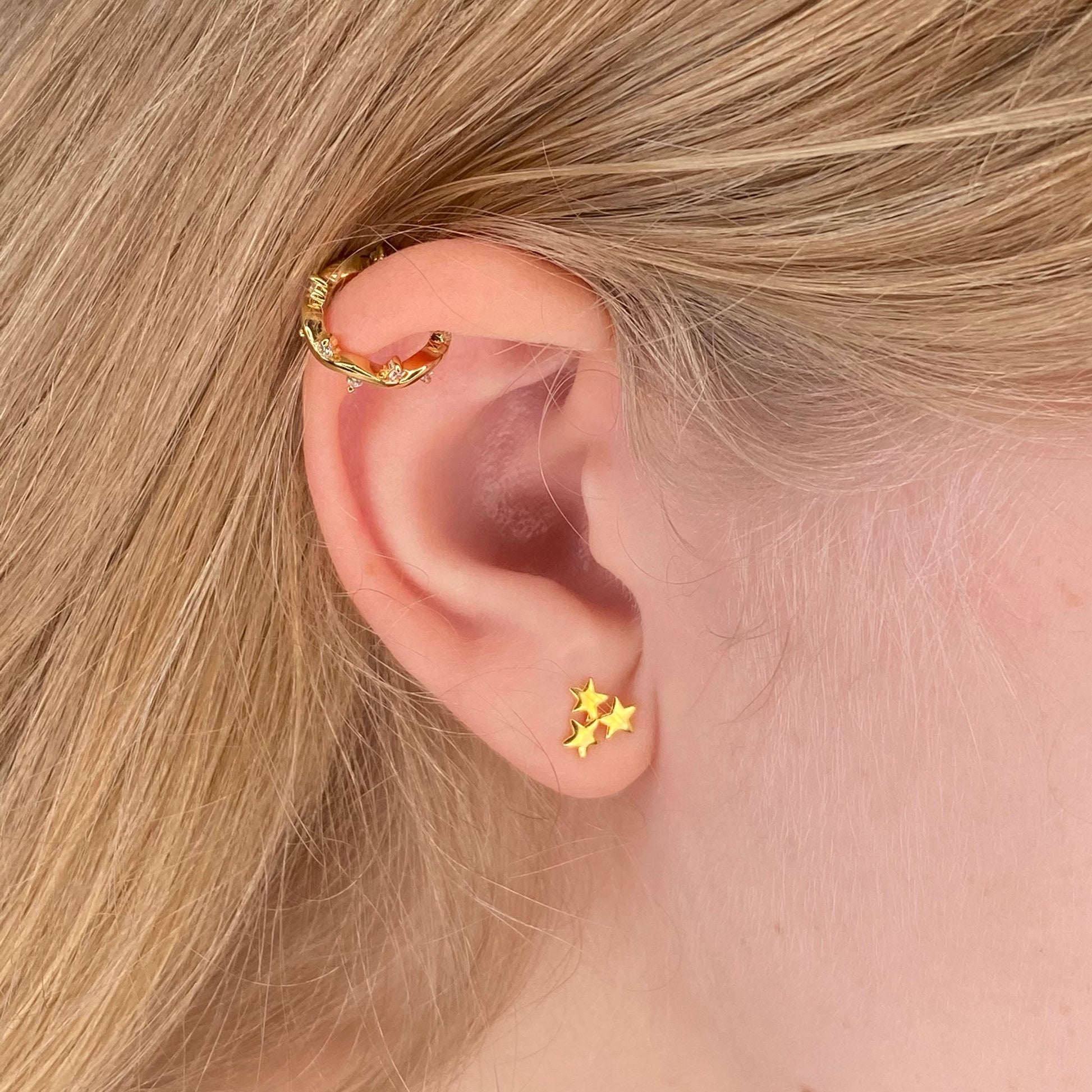 Sunshine Star Cluster Stud Earrings - John Ross Jewellers