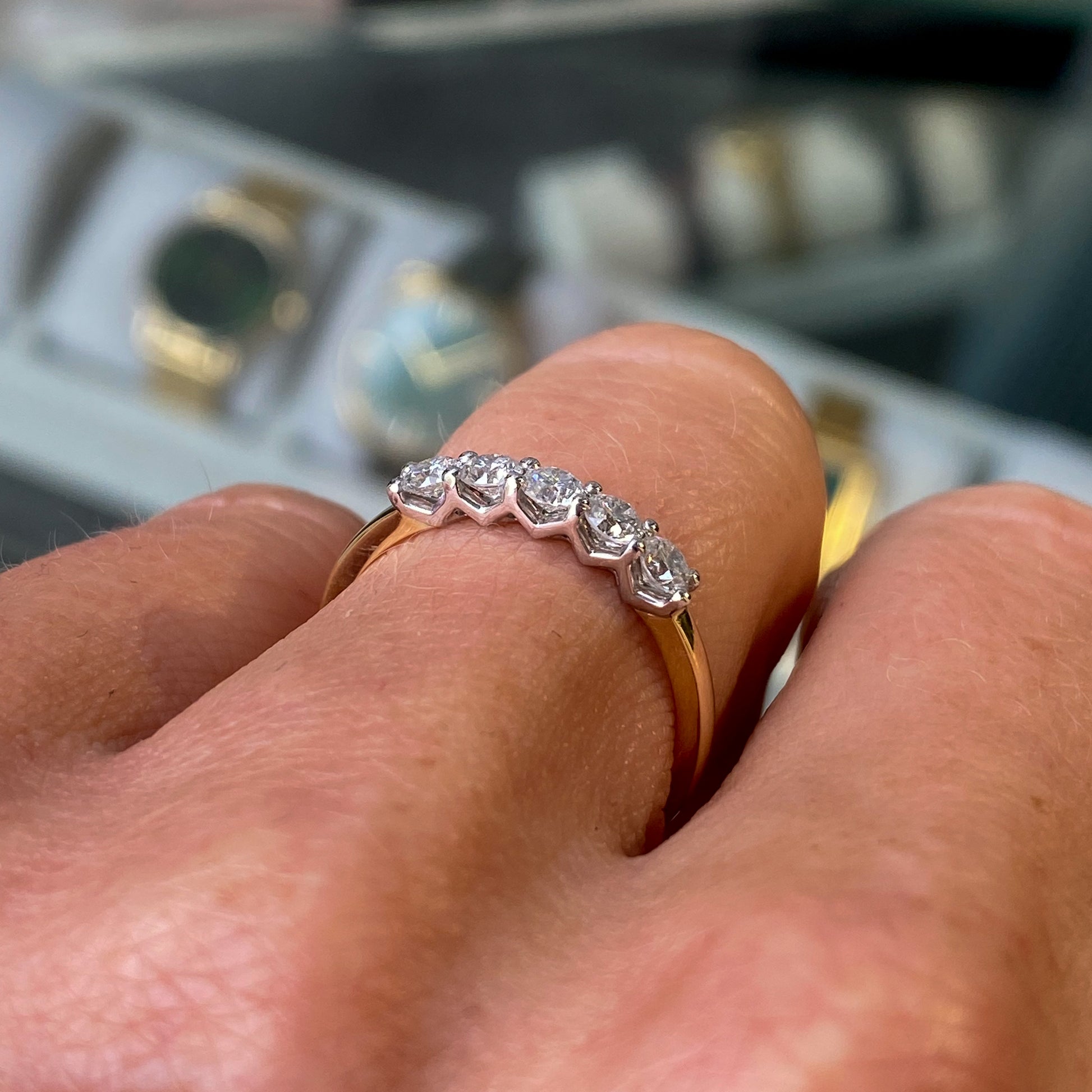 18ct Gold Diamond Eternity Ring | 0.58ct - John Ross Jewellers