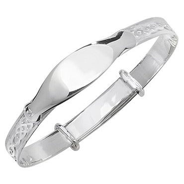 Silver Baby’s Identity Bangle - John Ross Jewellers