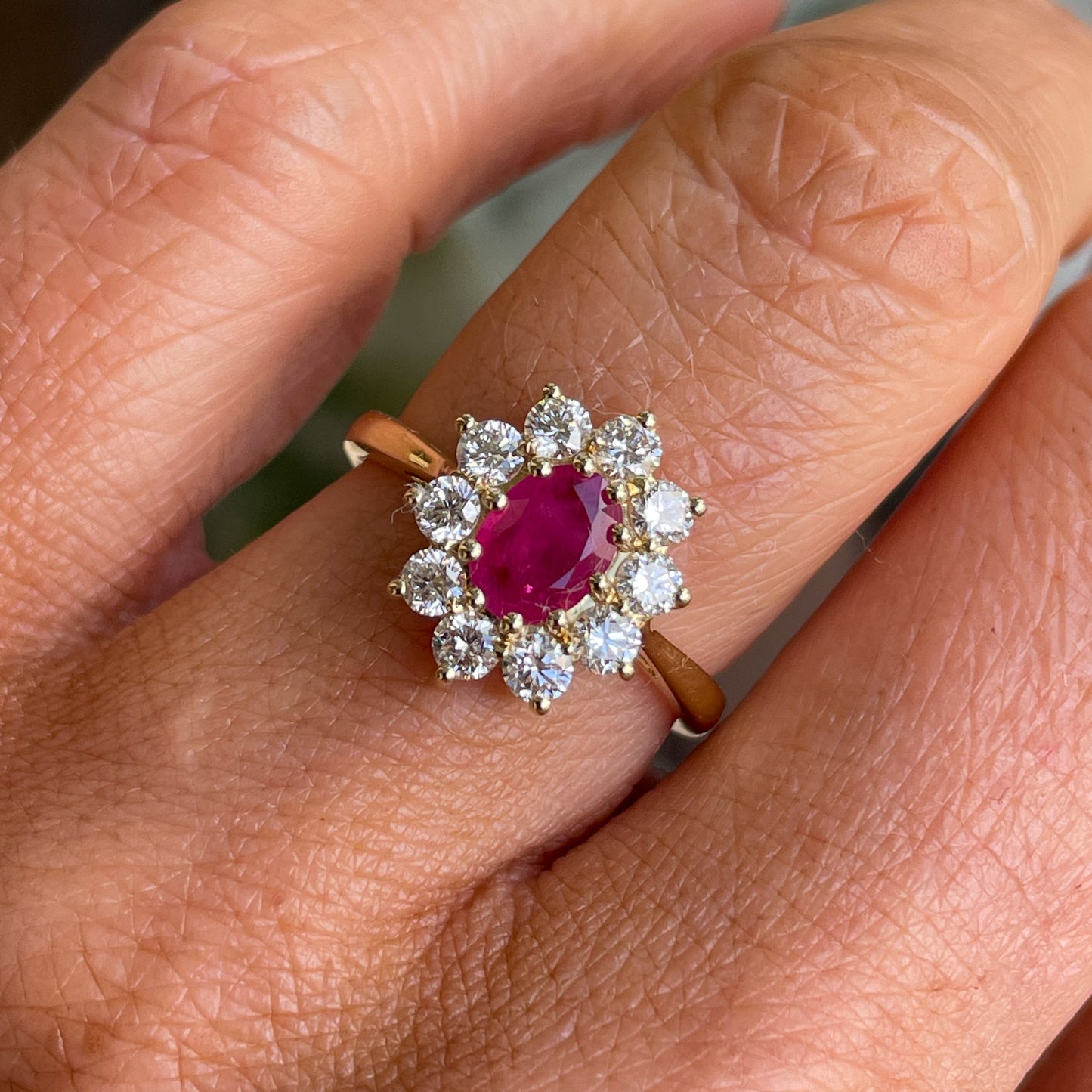 18ct Gold Ruby & Diamond Ring - John Ross Jewellers