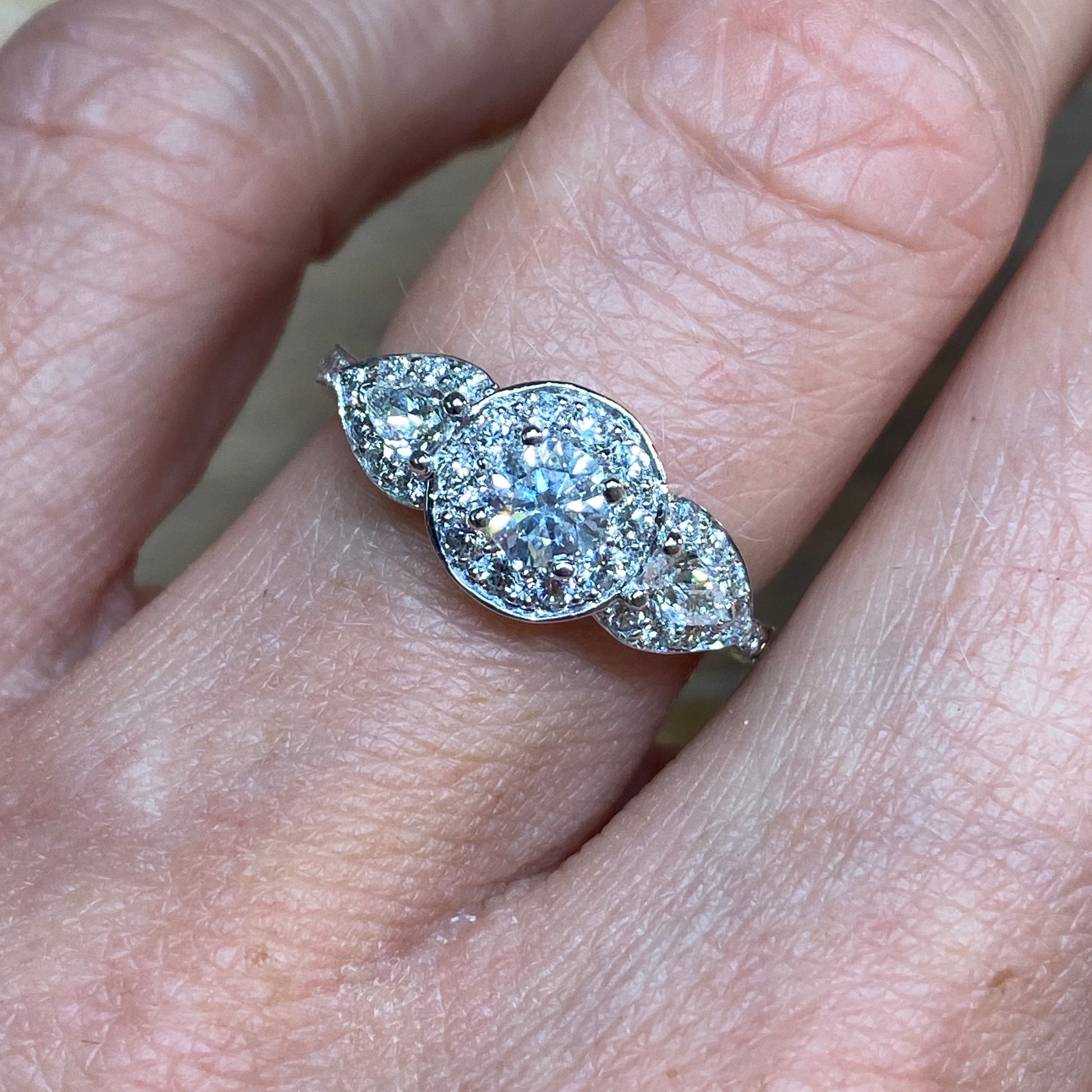 Platinum Laura Engagement Ring - 1.02ct - John Ross Jewellers