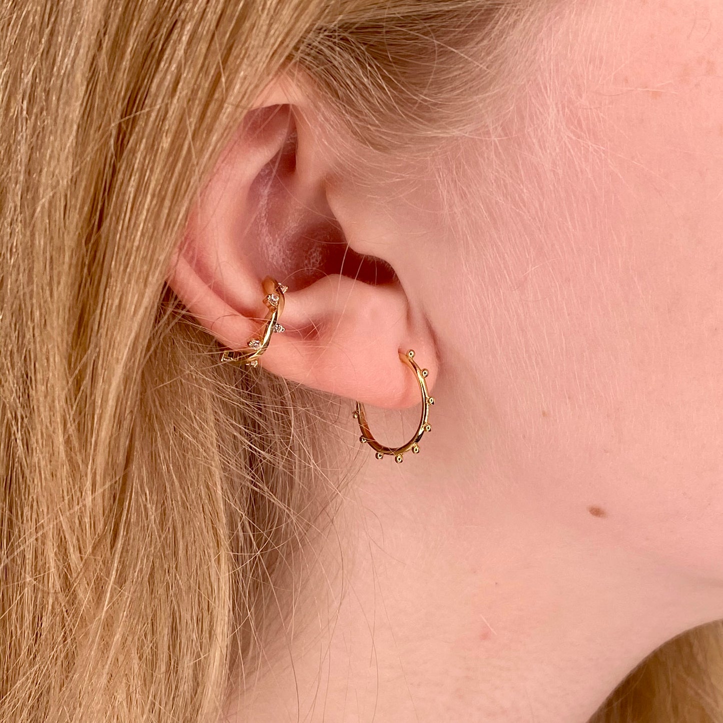 SUNSHINE Beaded Hoop Earrings - John Ross Jewellers