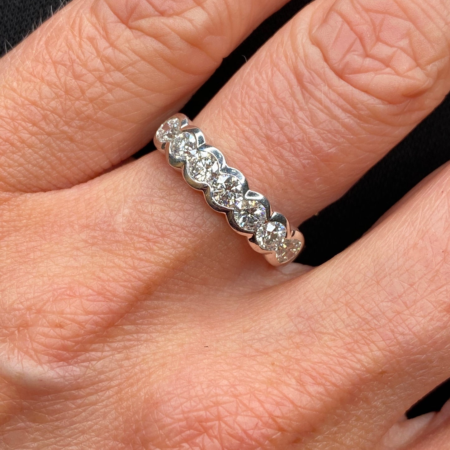 18ct White Gold Leo Wittwer Diamond Ring - 1.20ct - John Ross Jewellers