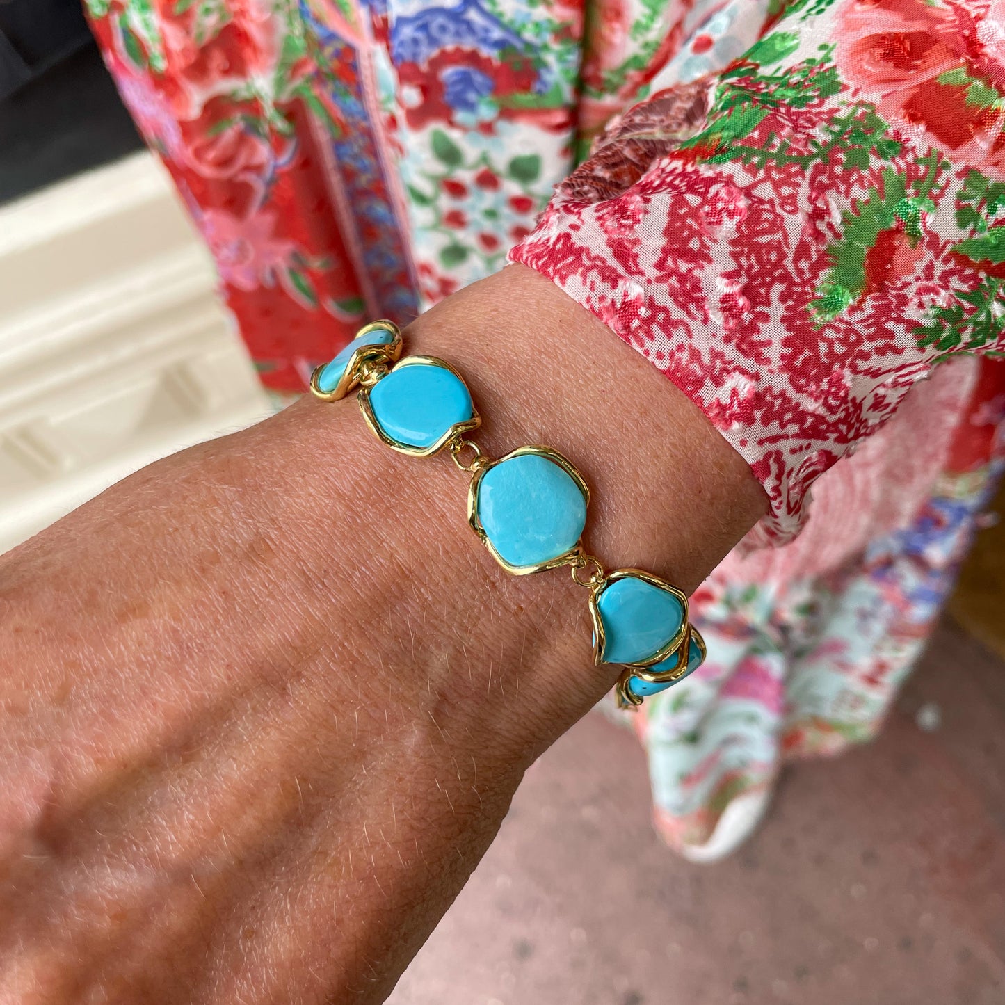 Sunshine Turquoise Nugget Bracelet - John Ross Jewellers