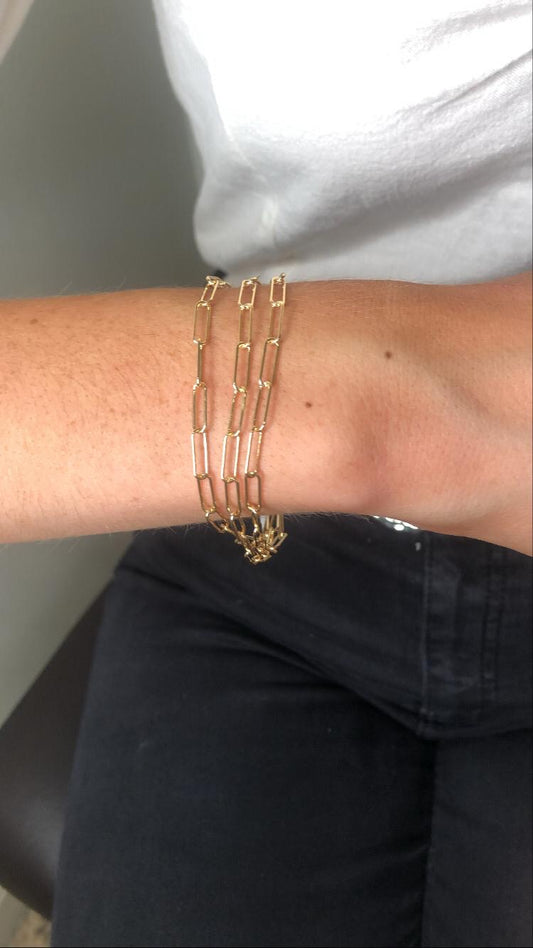 Sunshine Three Row Chain Bracelet - John Ross Jewellers