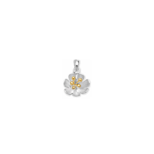 Silver Poppy Pedant Necklace - John Ross Jewellers