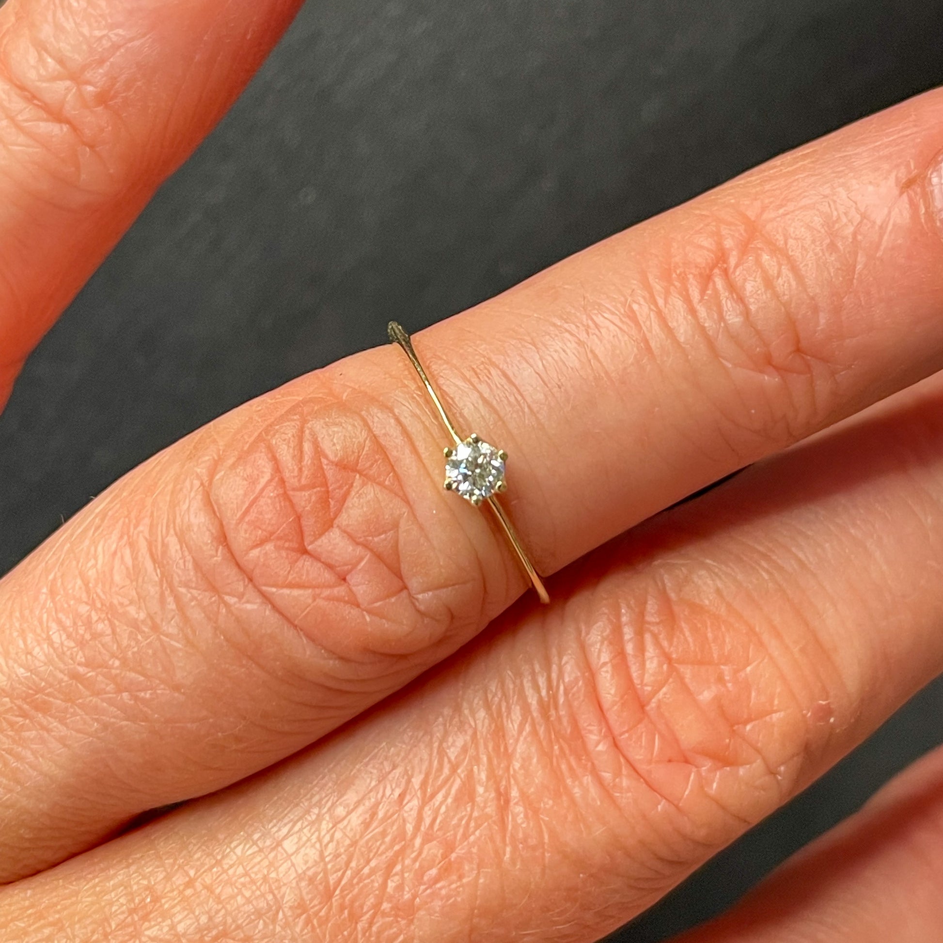 REBECCA Lux Diamond Valentine Ring | 18ct Yellow Gold - John Ross Jewellers