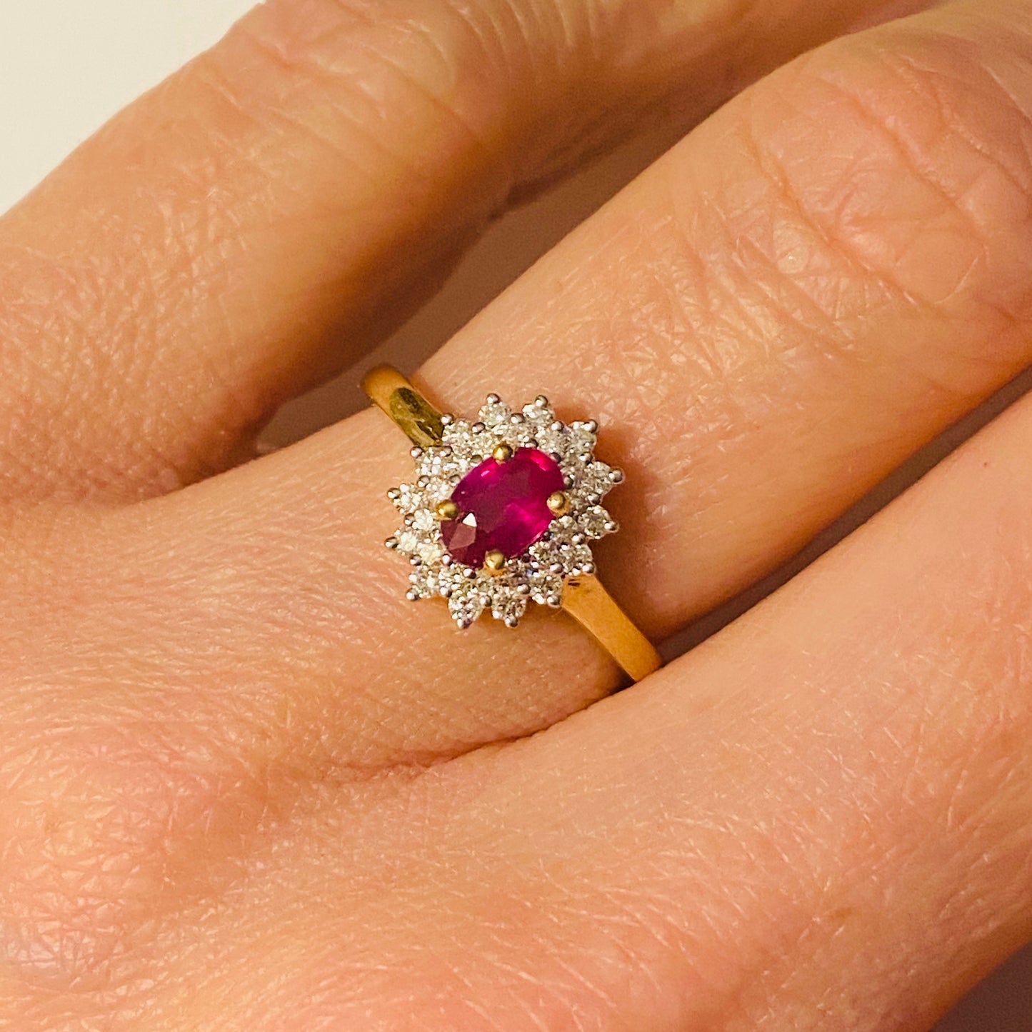 18ct Gold Ruby & Diamond Ring - John Ross Jewellers