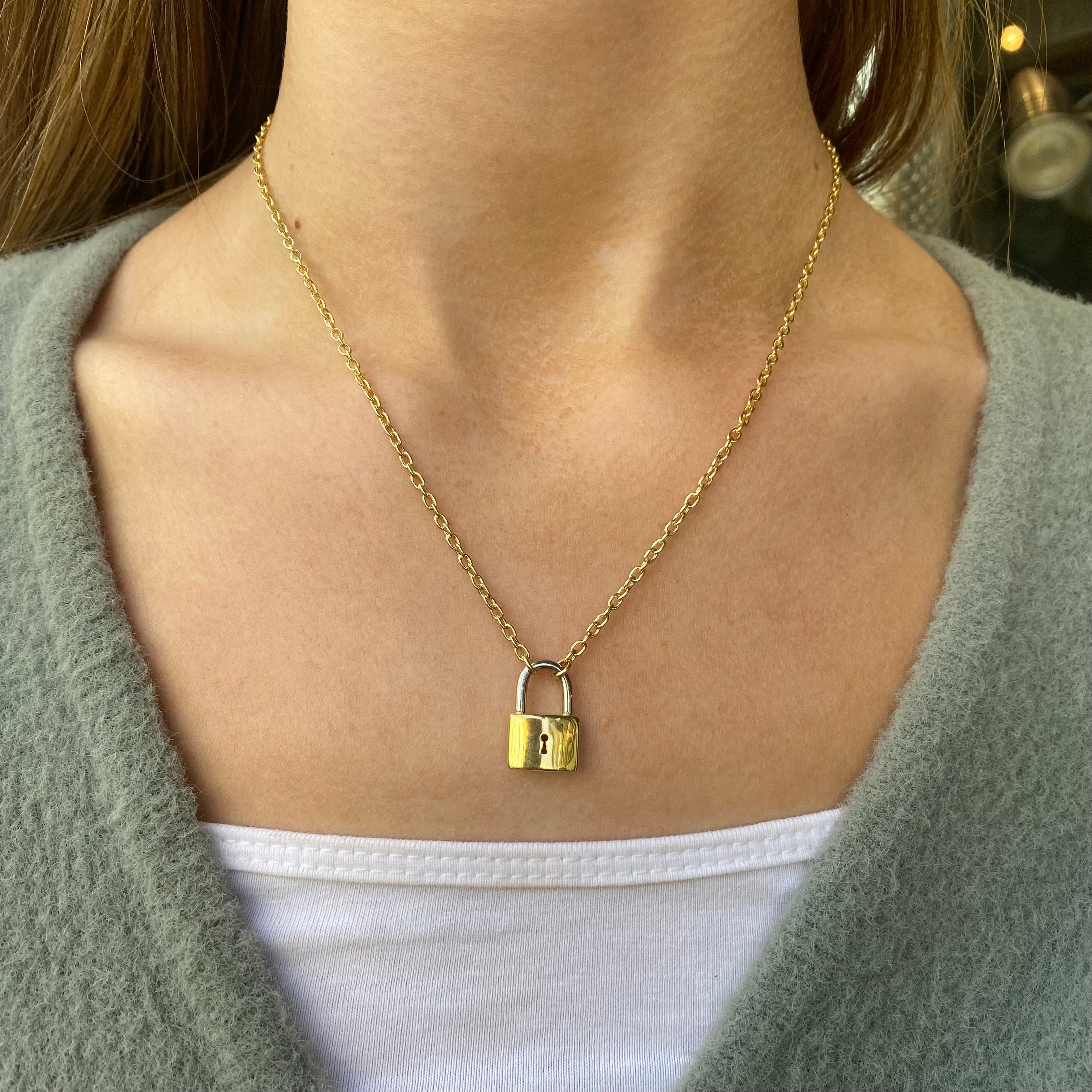 Mini Padlock Necklace – The Wholesome Store