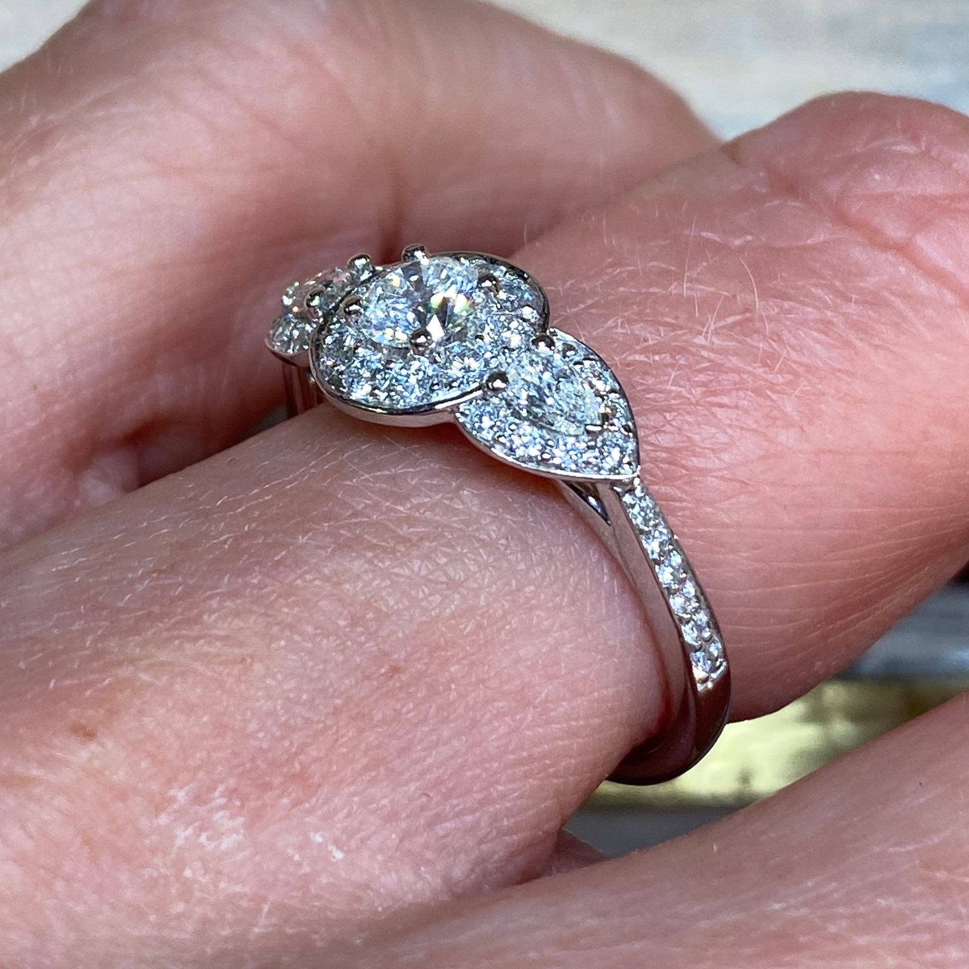 Platinum Laura Engagement Ring - 1.02ct - John Ross Jewellers