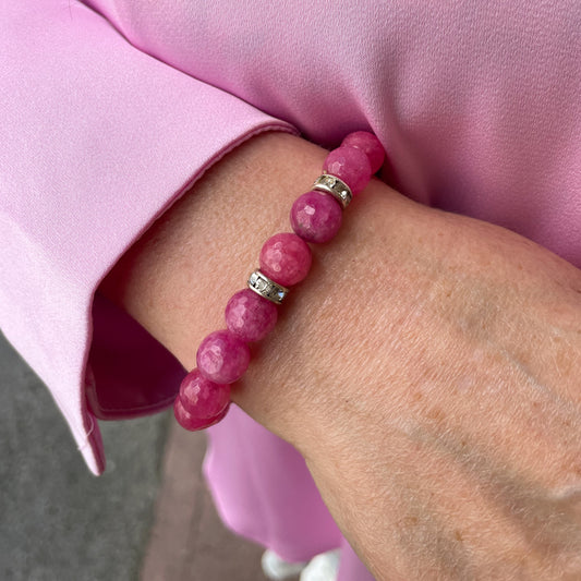 Stretch Rubellite Bracelet - John Ross Jewellers