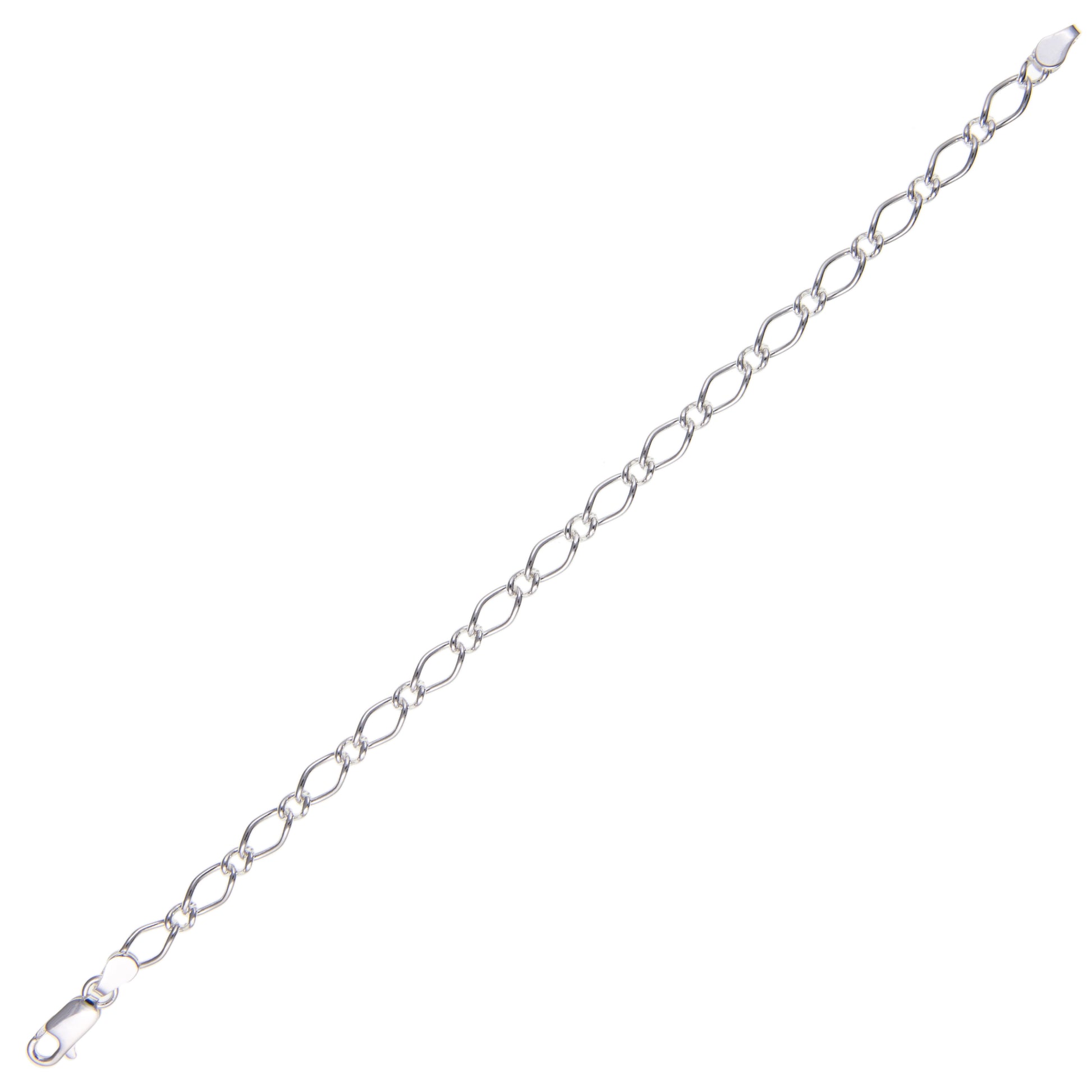 Silver Fancy Link Bracelet - John Ross Jewellers