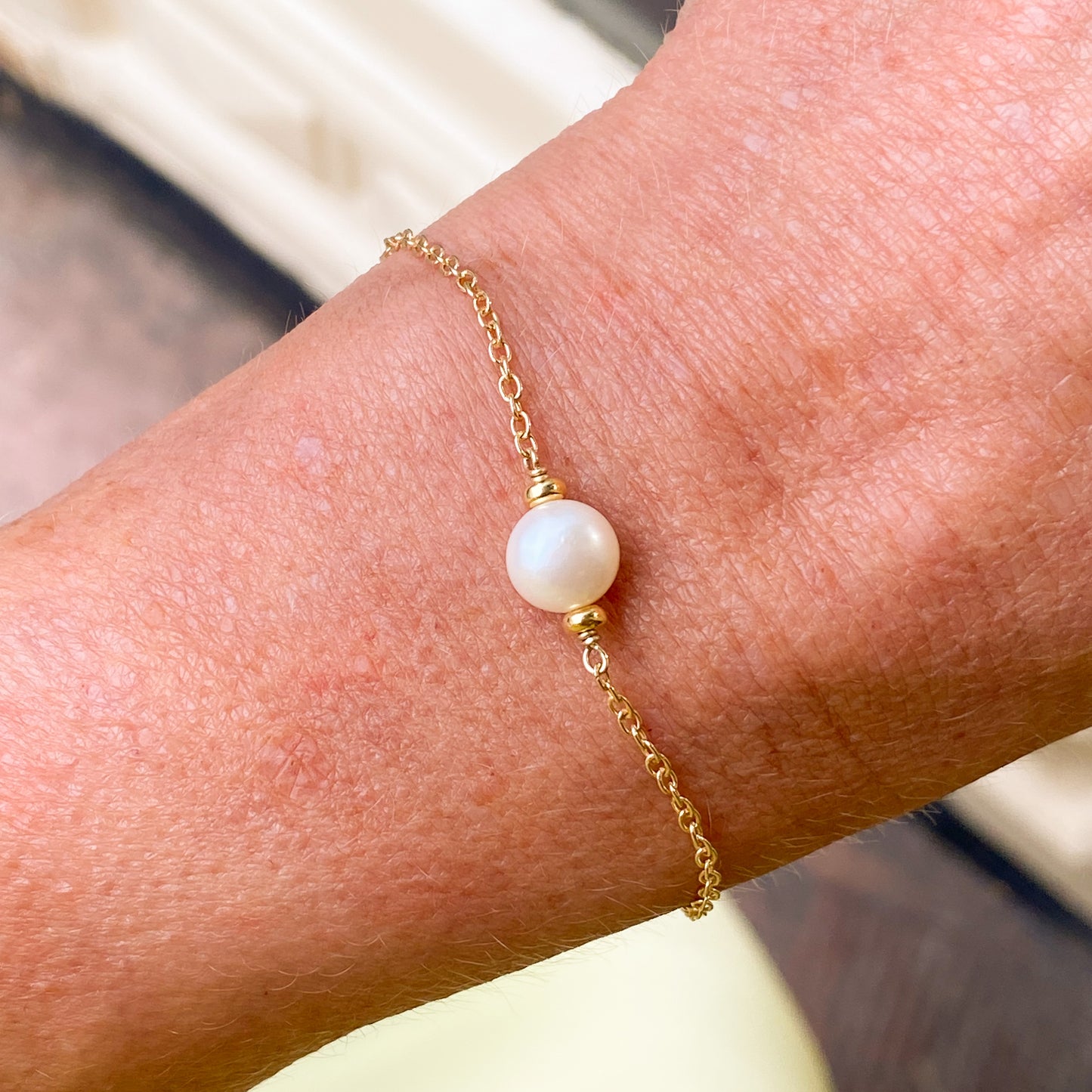 Sunshine Simple Freshwater Pearl Bracelet - John Ross Jewellers