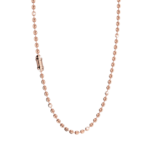 REBECCA MyWorld Chain - Rose Chunky Glitter Bead|43cm - John Ross Jewellers