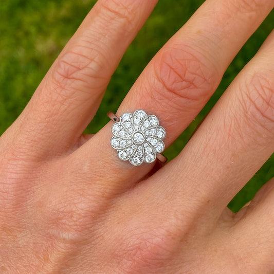 Platinum 0.78ct Diamond Ring - John Ross Jewellers