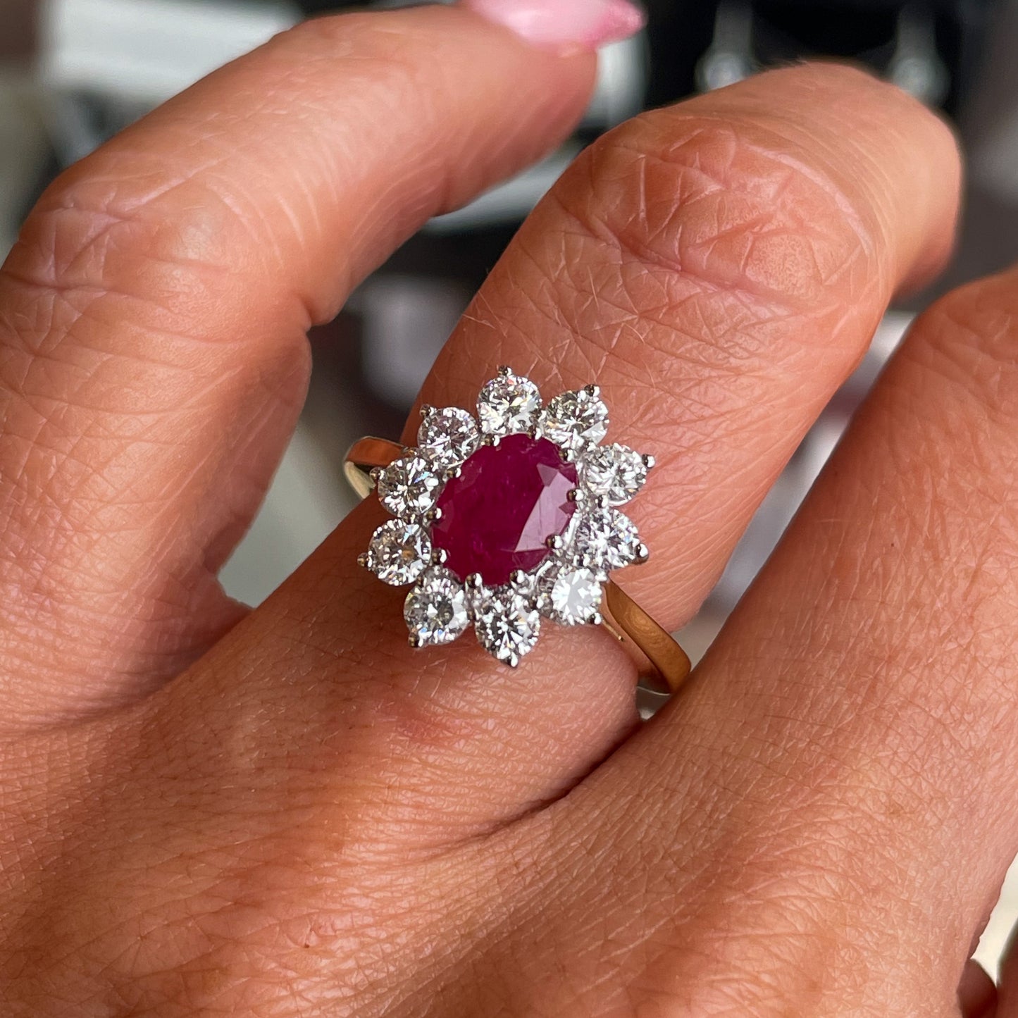 18ct Gold Ruby & Diamond Ring - John Ross Jewellers