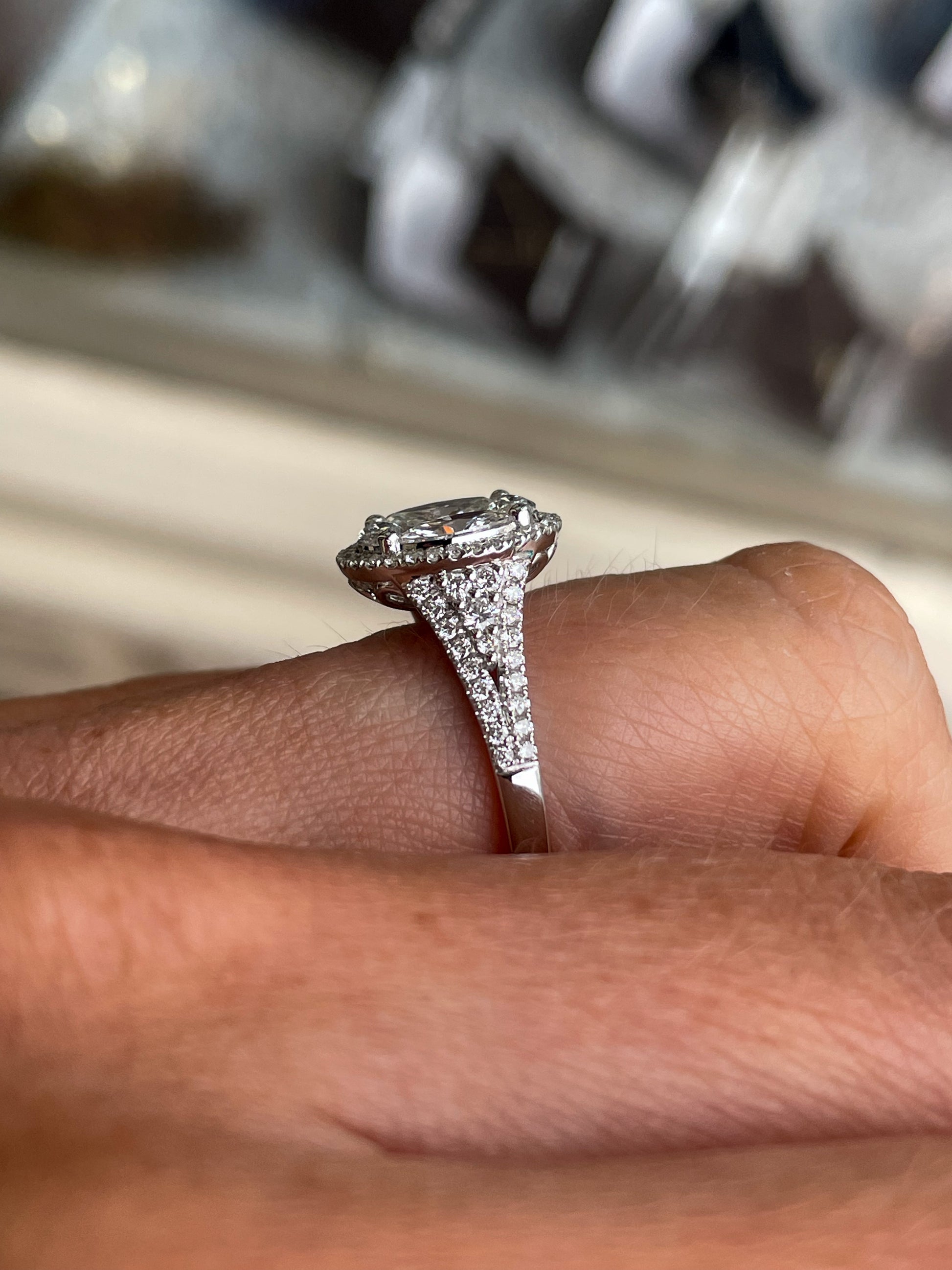 18ct White Gold Diamond Ring | 1.62ct - John Ross Jewellers