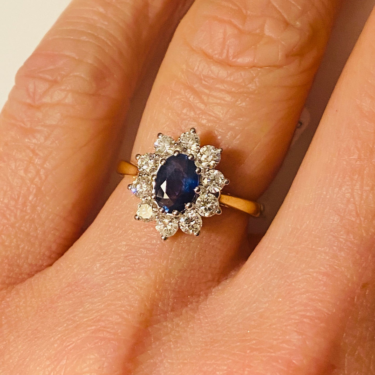 18ct Gold Sapphire & Diamond Ring - John Ross Jewellers