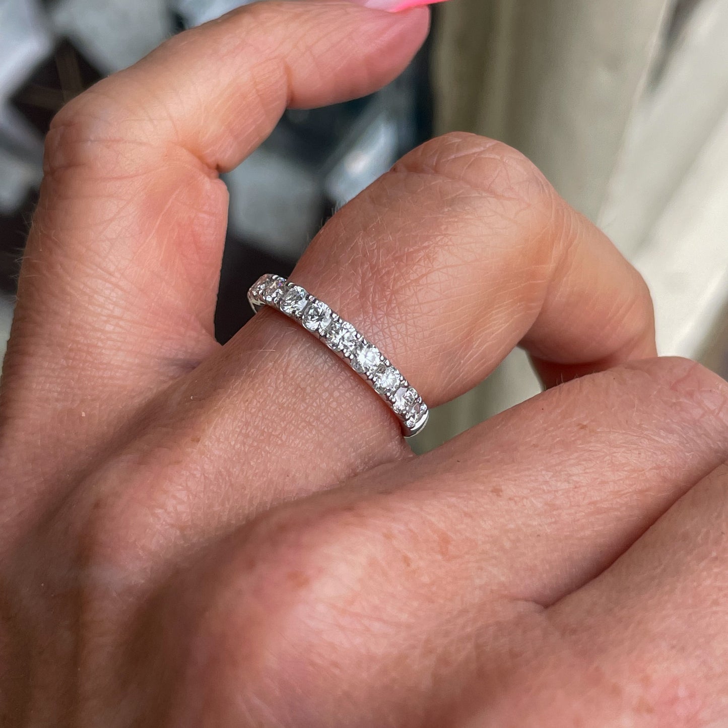 Platinum Diamond Eternity Ring 1.14ct - John Ross Jewellers